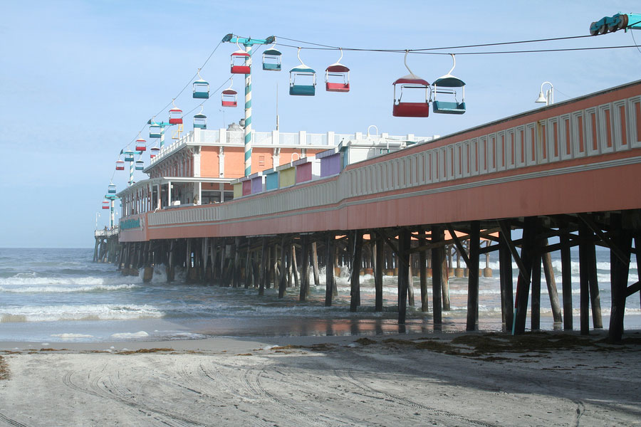 daytona beach florida boardwalk and pier recreation area